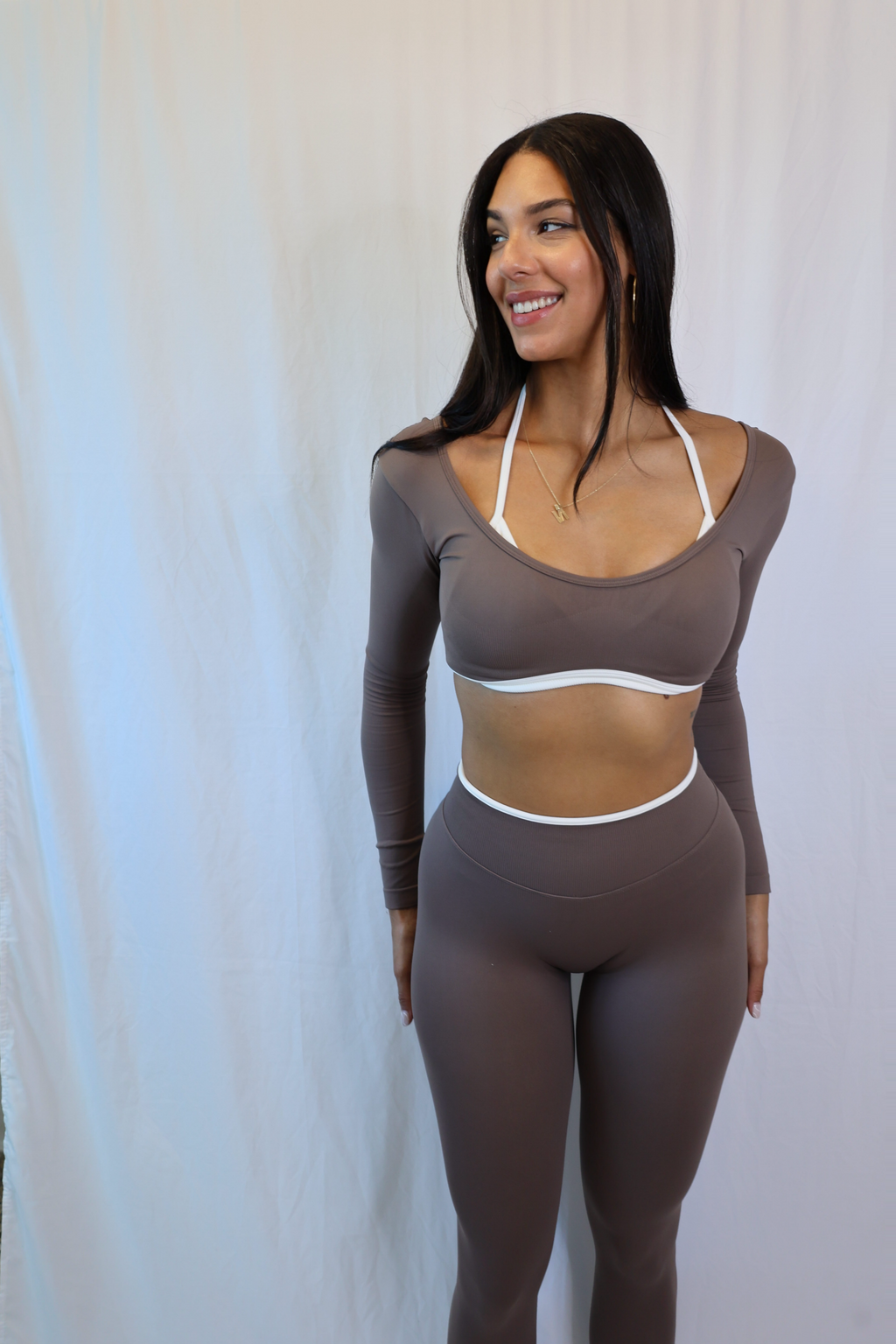Taupe Long Sleeve Set