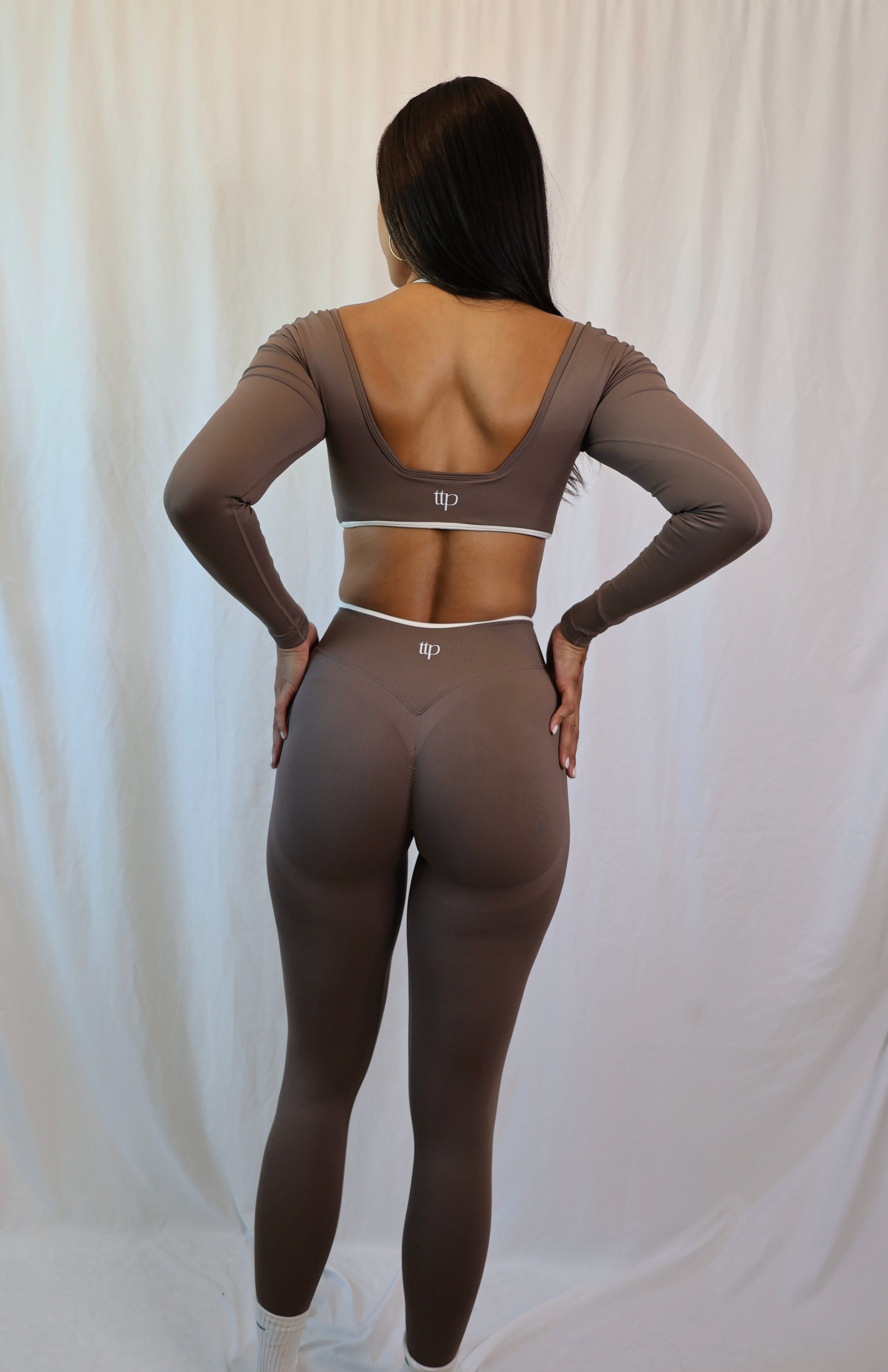 Taupe Long Sleeve Set