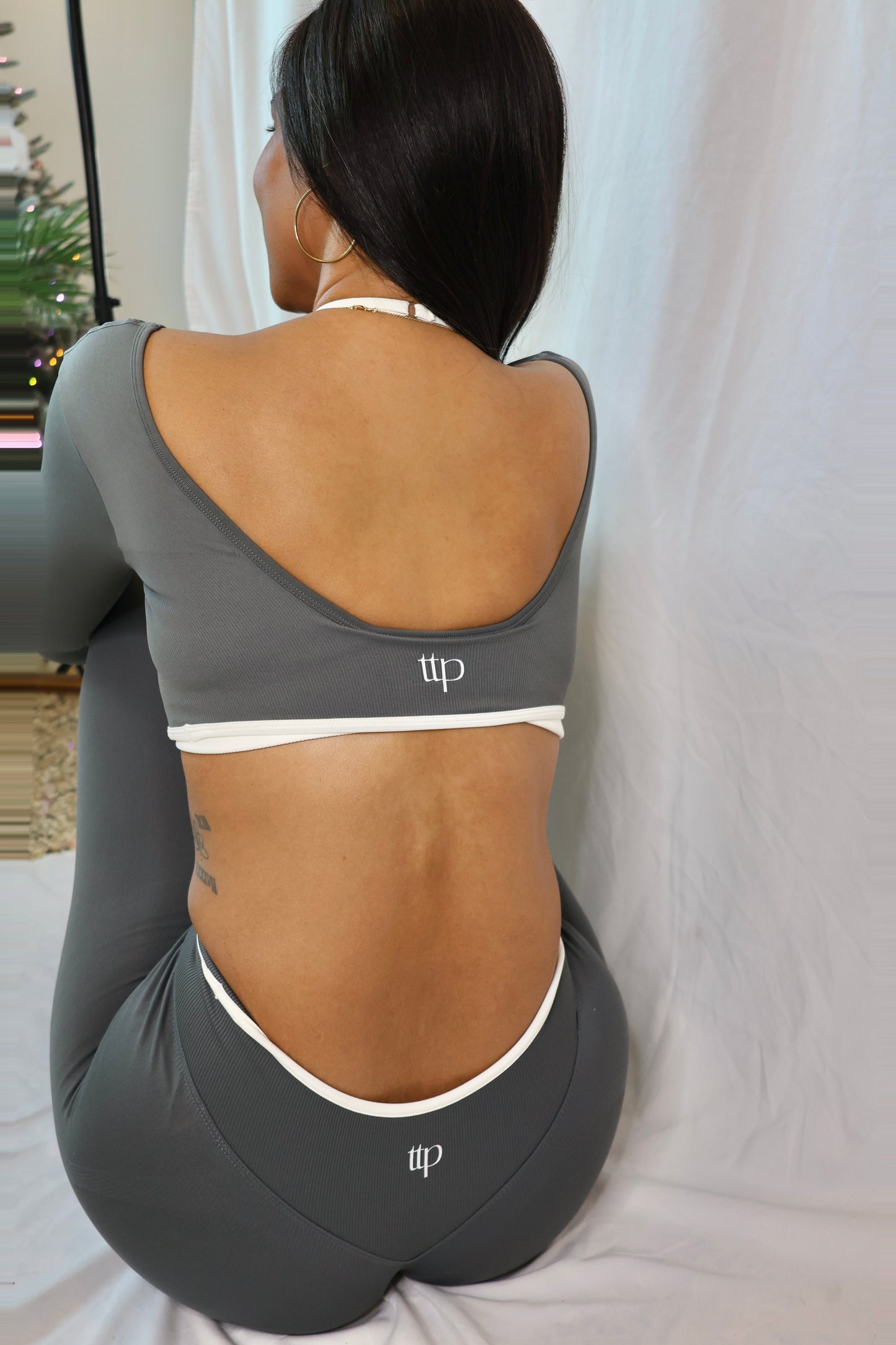 Cool Gray Long Sleeve Set