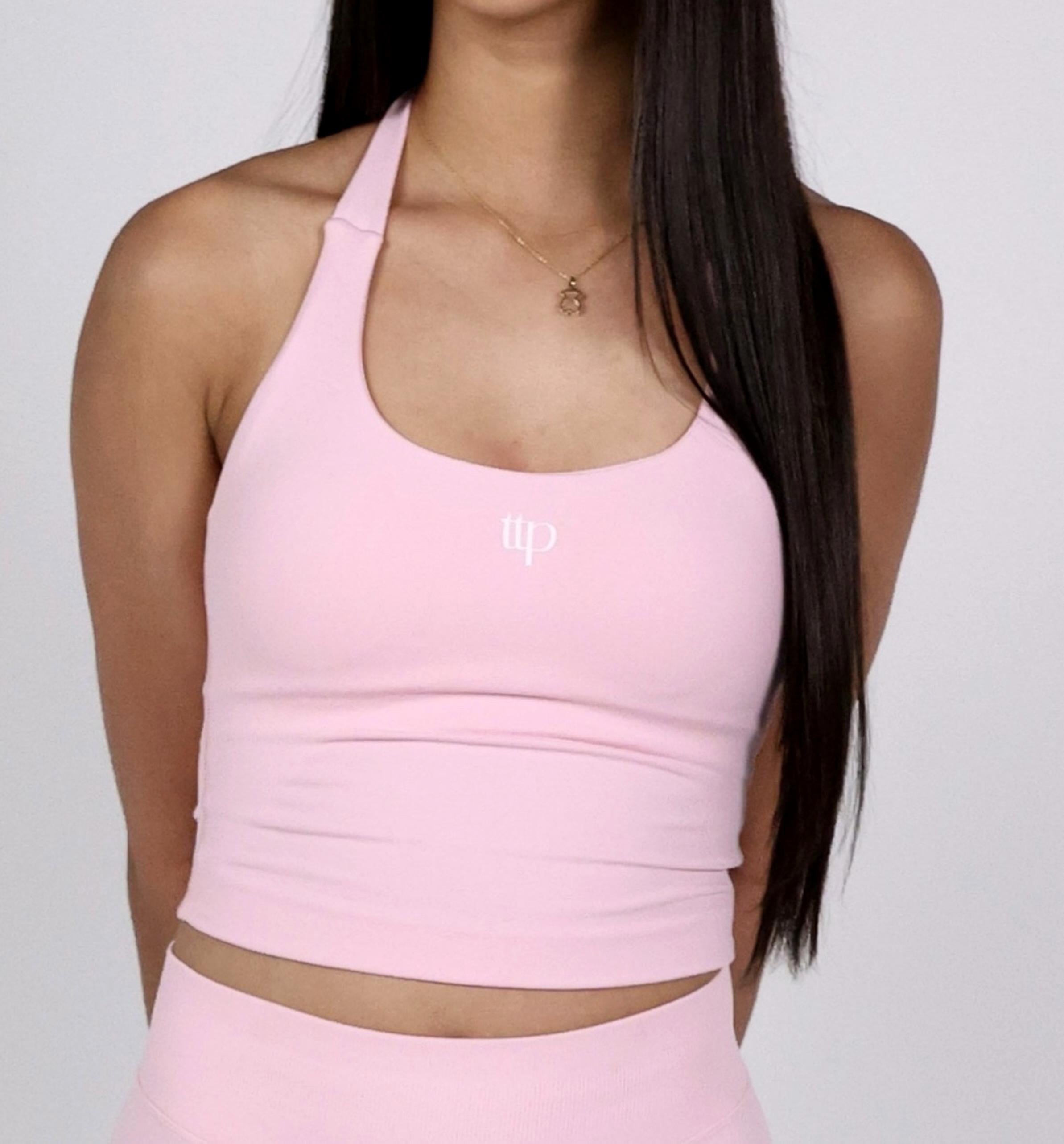 soft pink halter